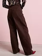 Mango High Rise Balloon Jeans - Brown