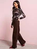 Mango High Rise Balloon Jeans - Brown
