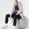 The Essential Oversized Zip Through Hoodie - Grey
