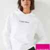 Hero Logo Hoodie - White