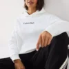 Hero Logo Hoodie - White