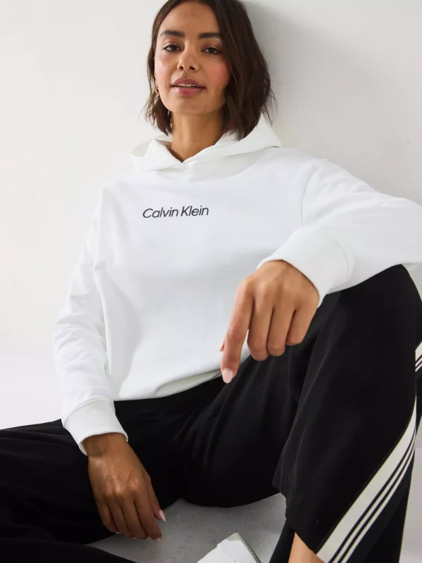 Hero Logo Hoodie - White