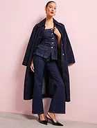 V by Very Co-Ord Wide Leg Flare Jeans - Dark Wash £35